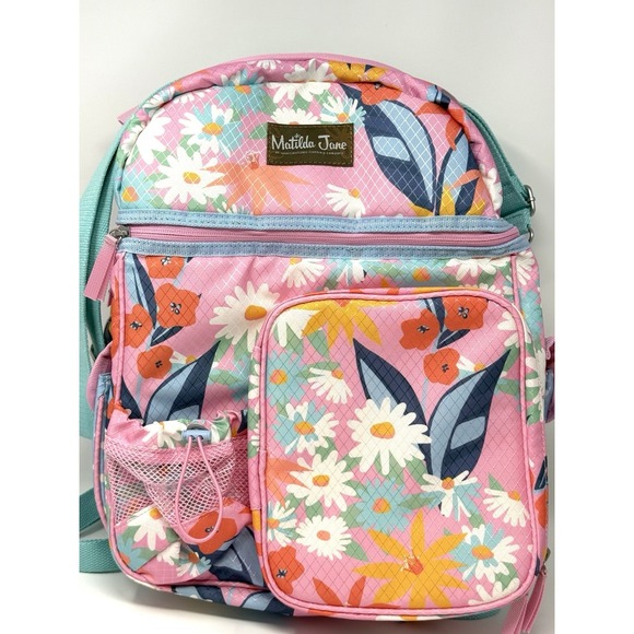 Matilda Jane Other - MATILDA JANE Everything Packed Cooler Backpack Pink Multi-color Floral